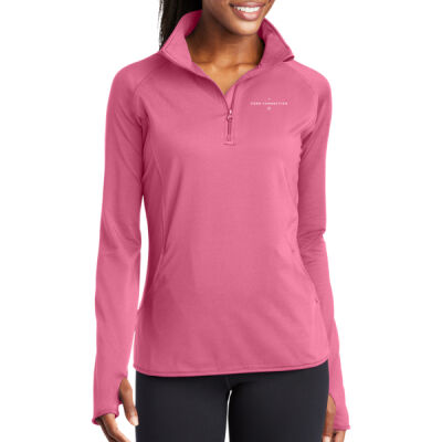 Ladies Sport Wick ® Stretch 1/2 Zip Pullover Thumbnail